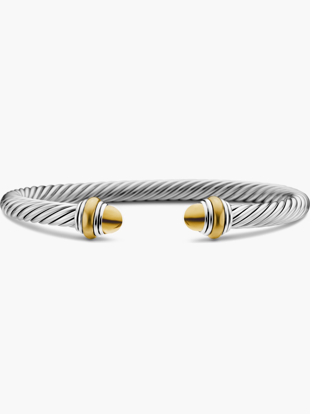 David Yurman Classic Cable Bracelet In Sterling Silver With 14k Gold, 5mm